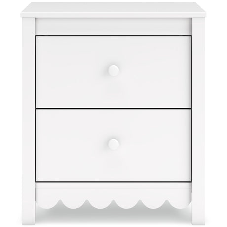 Hallityn Twin Panel Headboard with Dresser and Nightstand in White from Ashley - Luna Furniture