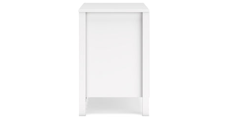 Hallityn Full Panel Headboard with Dresser and Nightstand in White from Ashley Furniture - Luna Furniture