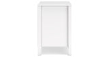 Hallityn Twin Panel Headboard with Nightstand in White from Ashley - Luna Furniture