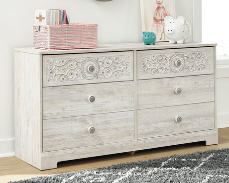 Paxberry Whitewash Dresser from Ashley - Luna Furniture