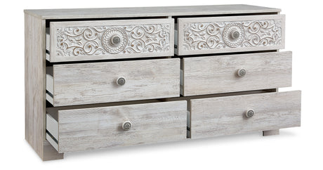 Paxberry Whitewash Dresser from Ashley - Luna Furniture