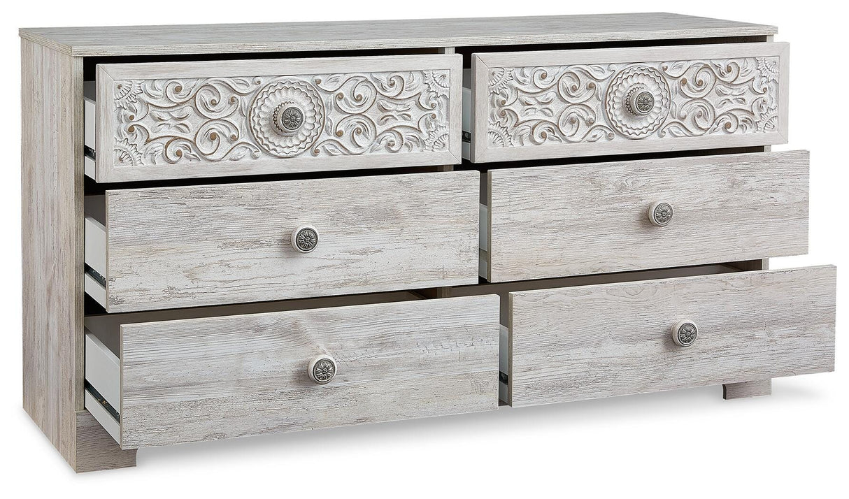 Paxberry Whitewash Dresser from Ashley - Luna Furniture