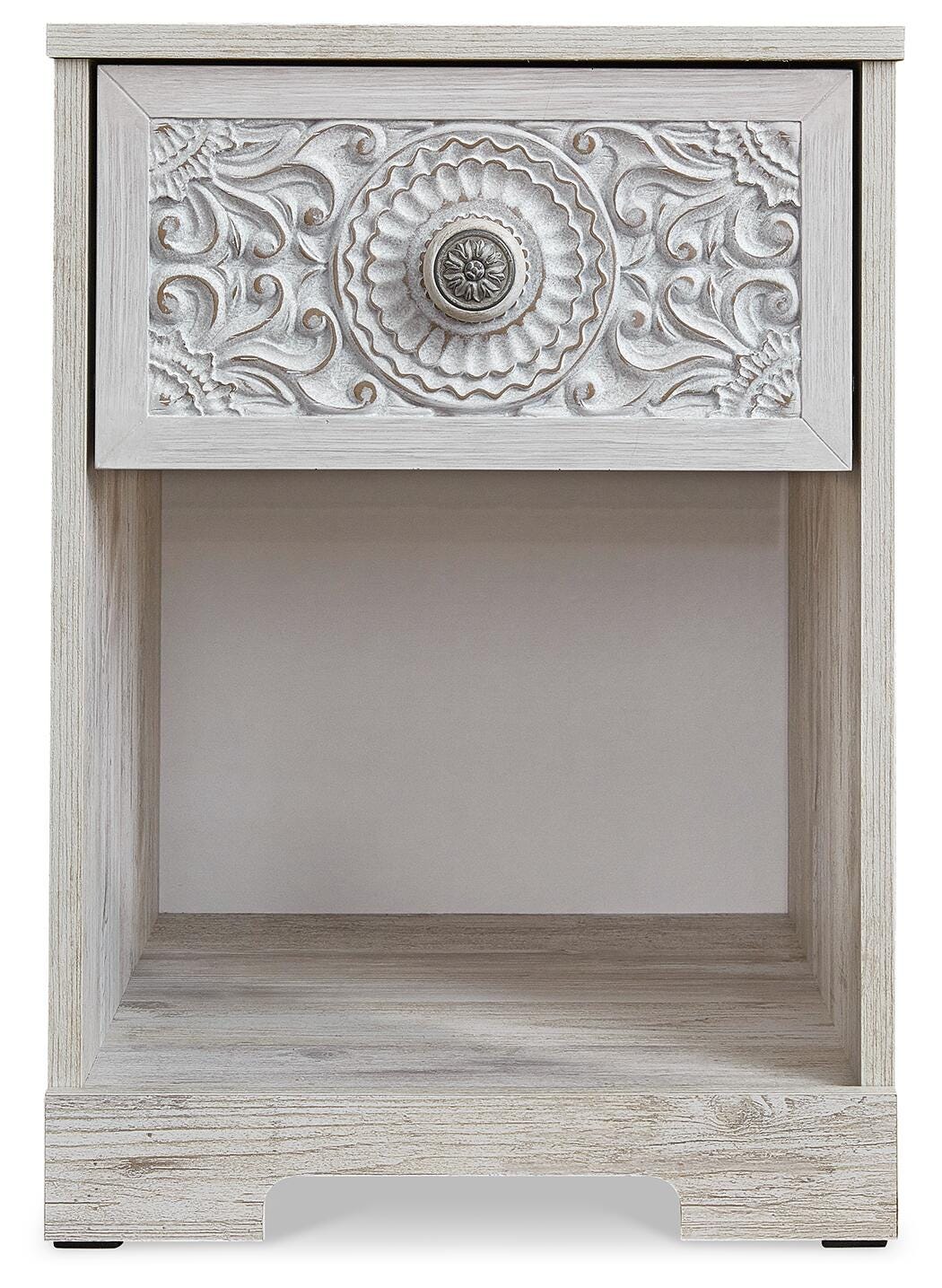 Paxberry Whitewash Nightstand from Ashley - Luna Furniture