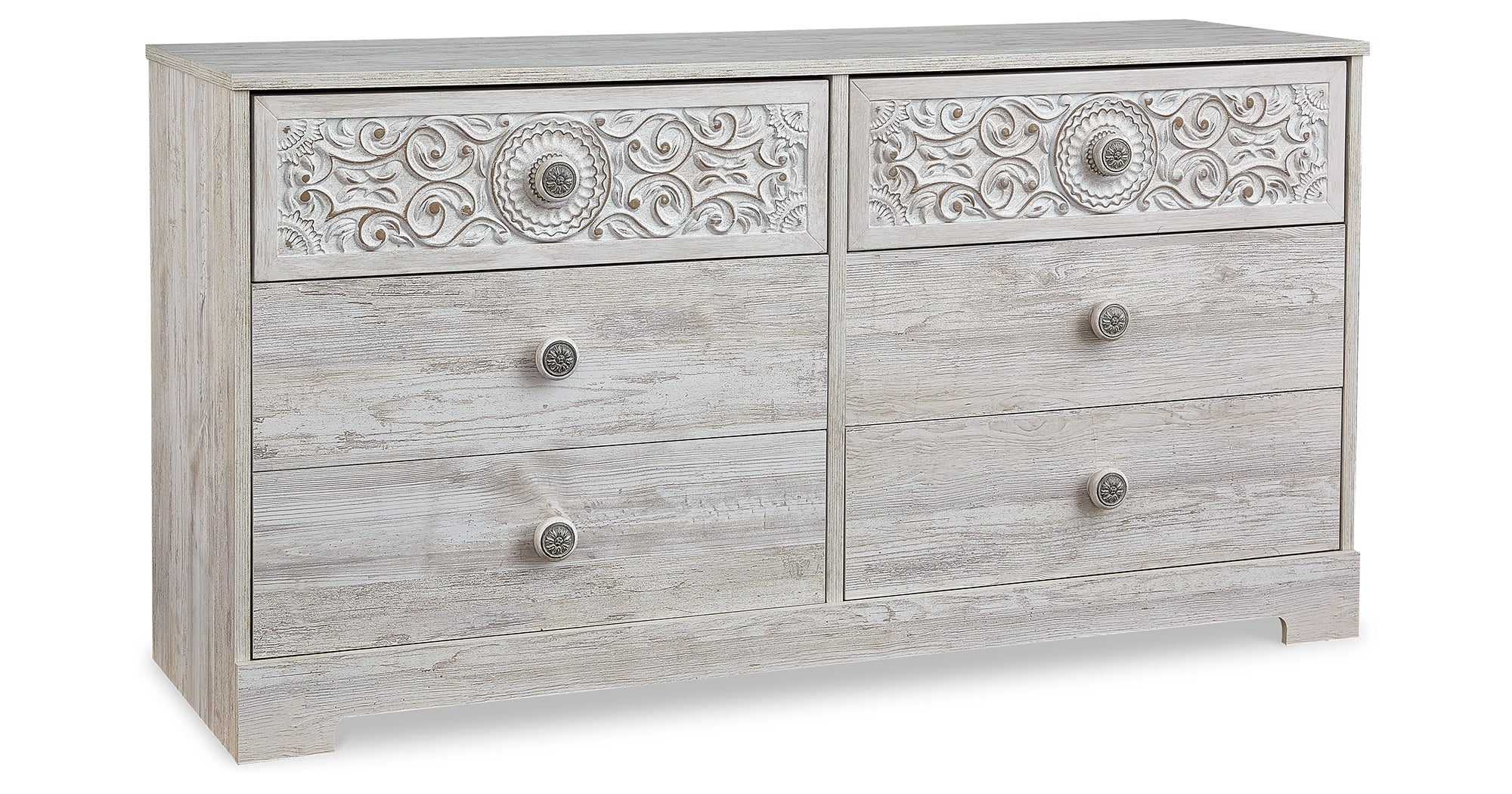 Paxberry Whitewash Dresser – Luna Furniture
