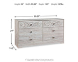 Paxberry Whitewash Dresser from Ashley - Luna Furniture