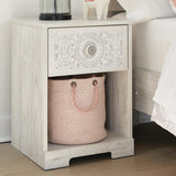 Paxberry Whitewash Nightstand from Ashley - Luna Furniture