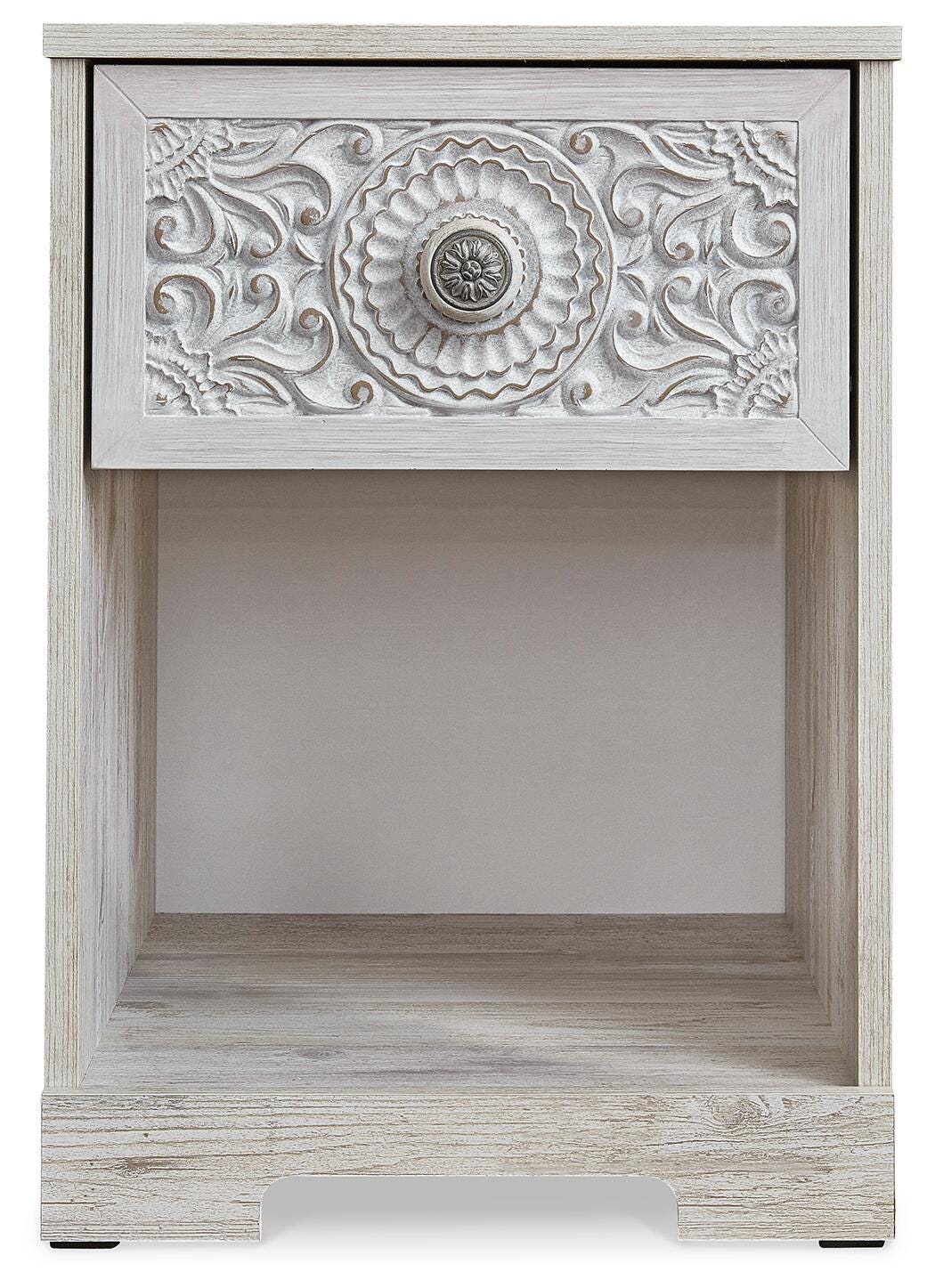 Paxberry Whitewash Nightstand from Ashley Furniture - Luna Furniture