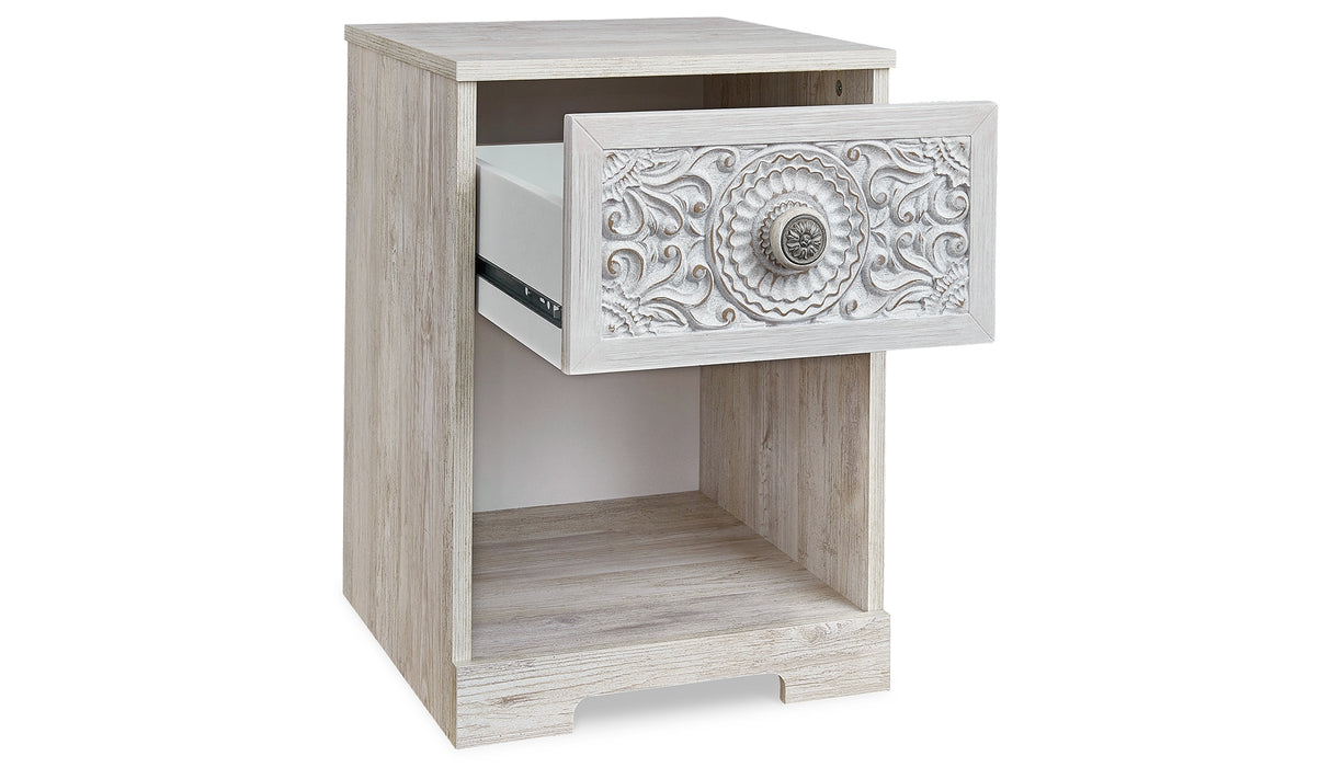 Paxberry Whitewash Nightstand