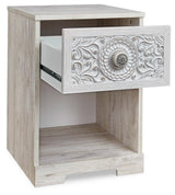 Paxberry Whitewash Nightstand from Ashley Furniture - Luna Furniture