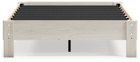 Socalle Light Natural Full Platform Base Bed from Ashley - Luna Furniture