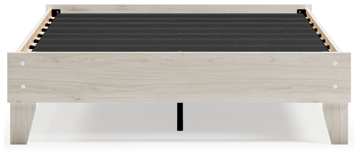 Socalle Light Natural Full Platform Base Bed from Ashley - Luna Furniture