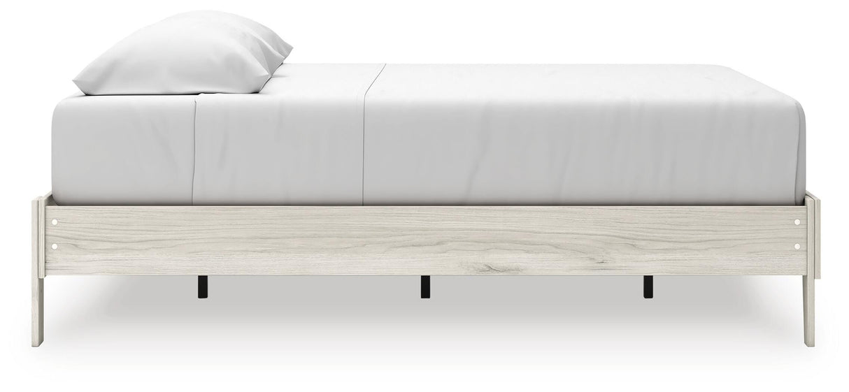 Socalle Light Natural King Platform Bed from Ashley Furniture - Luna Furniture