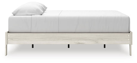 Socalle Light Natural King Platform Bed from Ashley Furniture - Luna Furniture