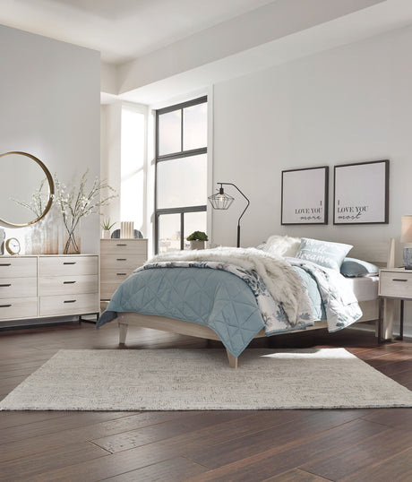 Socalle Natural Full Platform Bed from Ashley - Luna Furniture