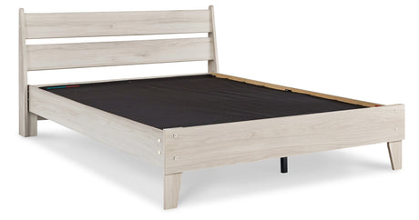 Socalle Natural Queen Platform Bed from Ashley - Luna Furniture