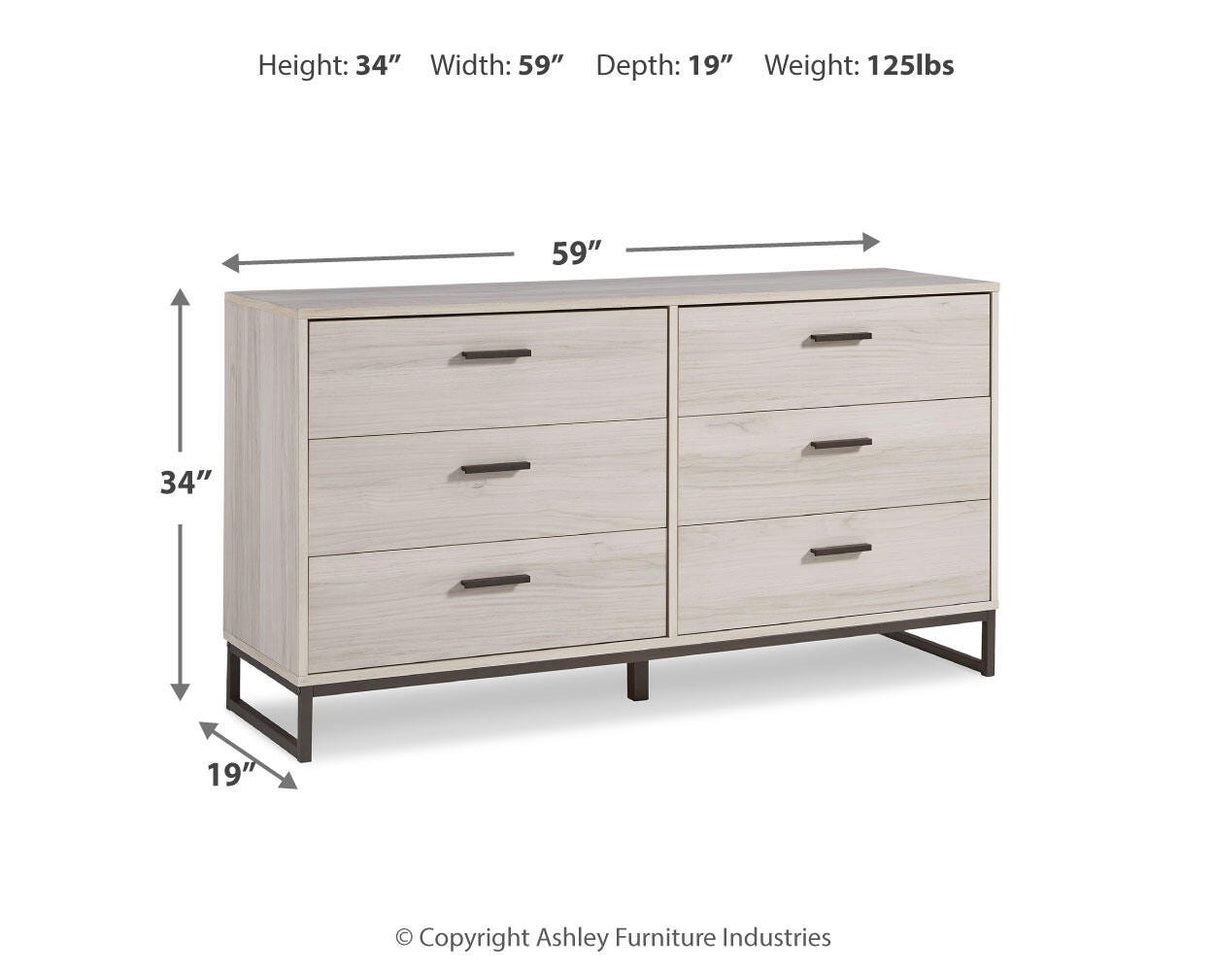 Socalle Light Natural Dresser from Ashley - Luna Furniture