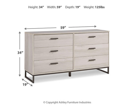Socalle Light Natural Dresser from Ashley - Luna Furniture