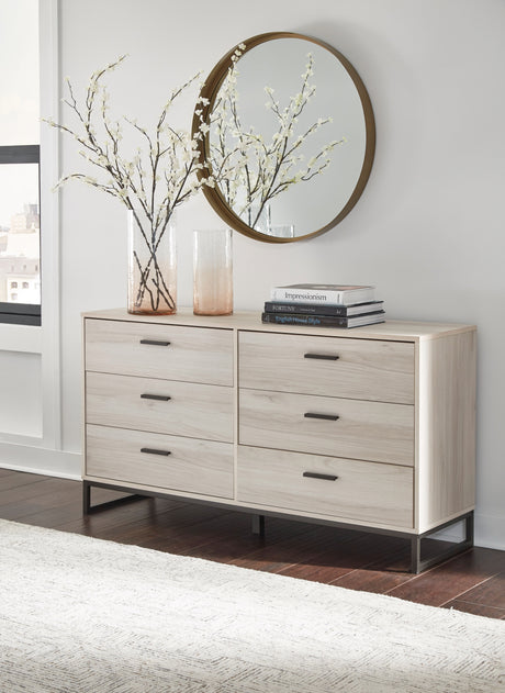 Socalle Light Natural Dresser from Ashley - Luna Furniture