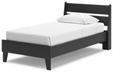 Socalle Twin Panel Platform Bed and Dresser from Ashley - Luna Furniture