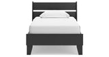 Socalle Black Twin Platform Bed from Ashley - Luna Furniture