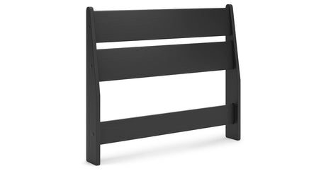 Socalle Twin Panel Headboard with Dresser, Chest and 2 Nightstands in Black from Ashley - Luna Furniture