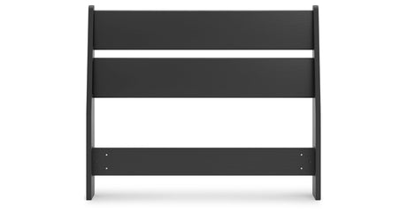 Socalle Twin Panel Headboard with Dresser and Chest in Black from Ashley - Luna Furniture