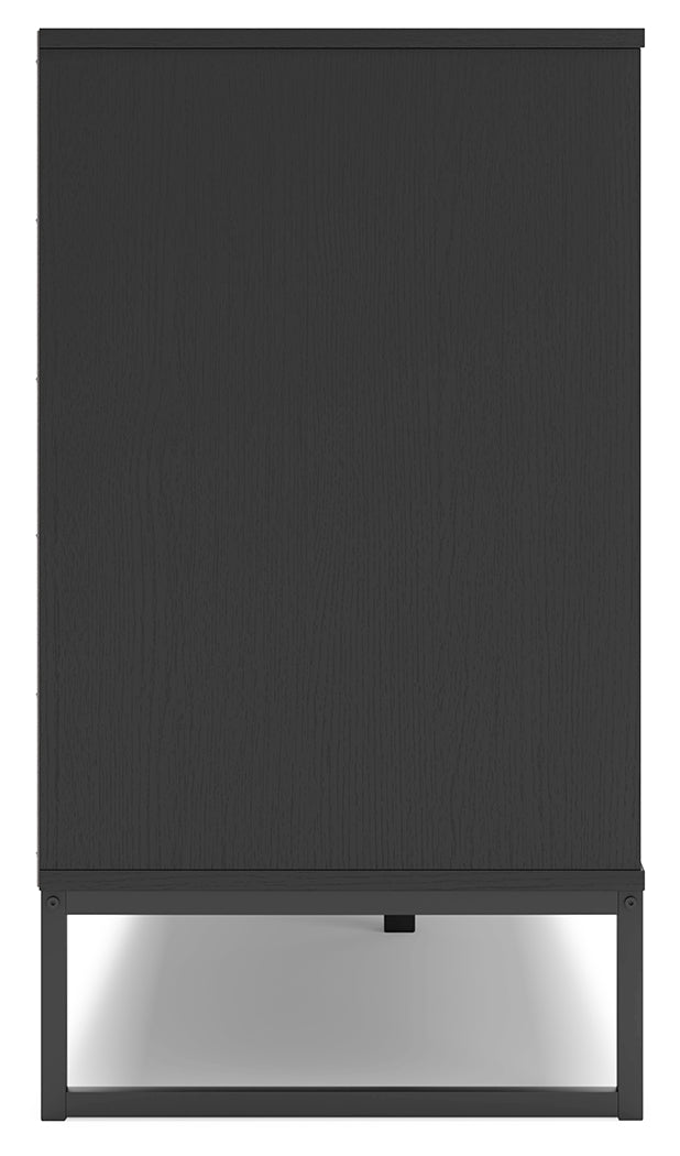 Socalle Twin Panel Headboard with Dresser and Nightstand in Black from Ashley - Luna Furniture