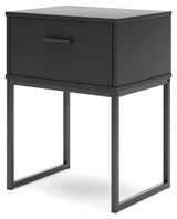 Socalle Full Panel Headboard with Dresser and Nightstand in Black from Ashley Furniture - Luna Furniture