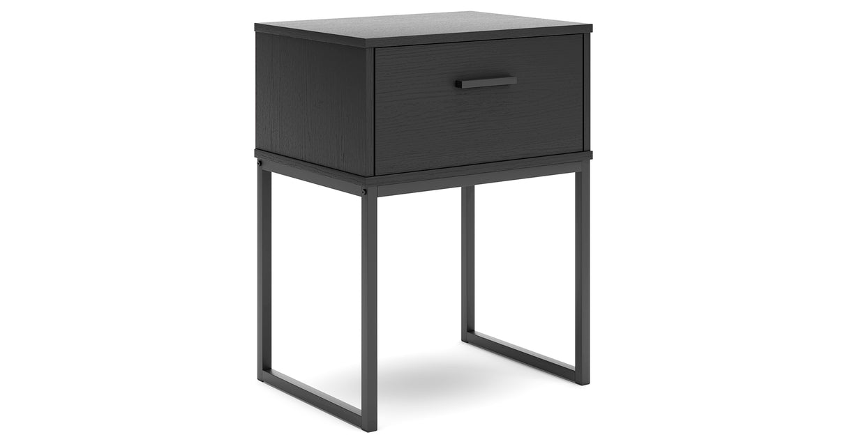 Socalle Queen Panel Headboard with Dresser, Chest and 2 Nightstands in Black from Ashley - Luna Furniture