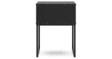 Socalle Twin Panel Headboard with Dresser and Nightstand in Black from Ashley - Luna Furniture