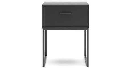 Socalle Queen Panel Headboard with Dresser, Chest and Nightstand in Black from Ashley - Luna Furniture