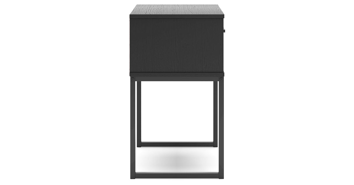 Socalle Full Platform Bed with Dresser and 2 Nightstands in Black from Ashley - Luna Furniture