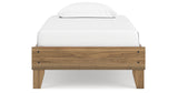 Deanlow Twin Platform Bed with Dresser, Chest and 2 Nightstands in Honey from Ashley - Luna Furniture