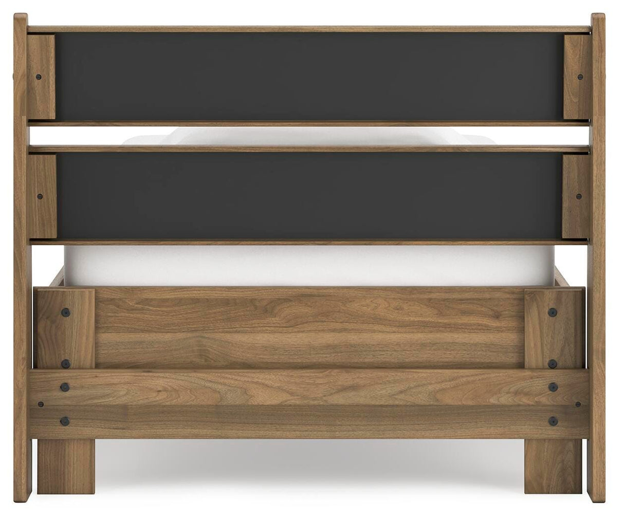 Deanlow Honey Twin Platform Bed from Ashley Furniture - Luna Furniture