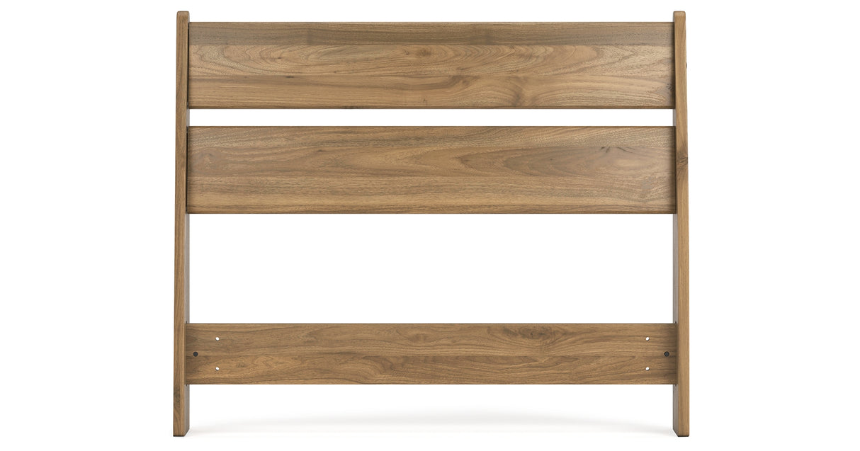 Deanlow Twin Panel Headboard with Dresser, Chest and 2 Nightstands in Honey from Ashley - Luna Furniture