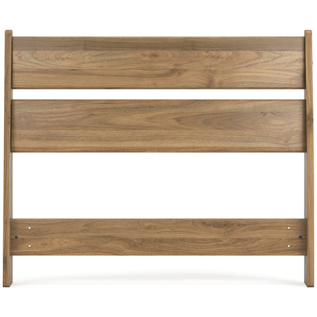 Deanlow Twin Panel Headboard with Dresser and Nightstand in Honey from Ashley - Luna Furniture