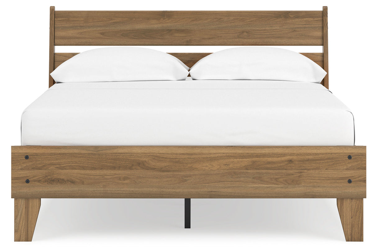 Deanlow Honey Full Platform Bed from Ashley - Luna Furniture