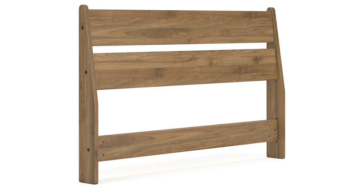 Deanlow Full Panel Headboard with Dresser and Chest in Honey from Ashley - Luna Furniture