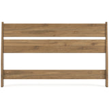 Deanlow Full Panel Headboard with 2 Nightstands in Honey from Ashley - Luna Furniture