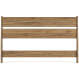 Deanlow Full Panel Headboard with Dresser and Nightstand in Honey from Ashley Furniture - Luna Furniture