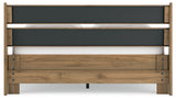 Deanlow Queen Panel Headboard with Dresser in Honey from Ashley - Luna Furniture
