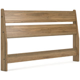 Deanlow Queen Panel Headboard with Dresser and Nightstand in Honey from Ashley Furniture - Luna Furniture