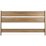 Deanlow Queen Panel Headboard with Dresser and Nightstand in Honey from Ashley Furniture - Luna Furniture