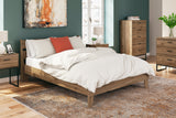 Deanlow Honey Queen Platform Panel Bedroom Set from Ashley - Luna Furniture