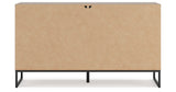 Deanlow Full Panel Headboard with Dresser and Chest in Honey from Ashley - Luna Furniture