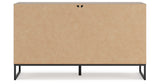 Deanlow Twin Panel Headboard with Dresser in Honey from Ashley - Luna Furniture