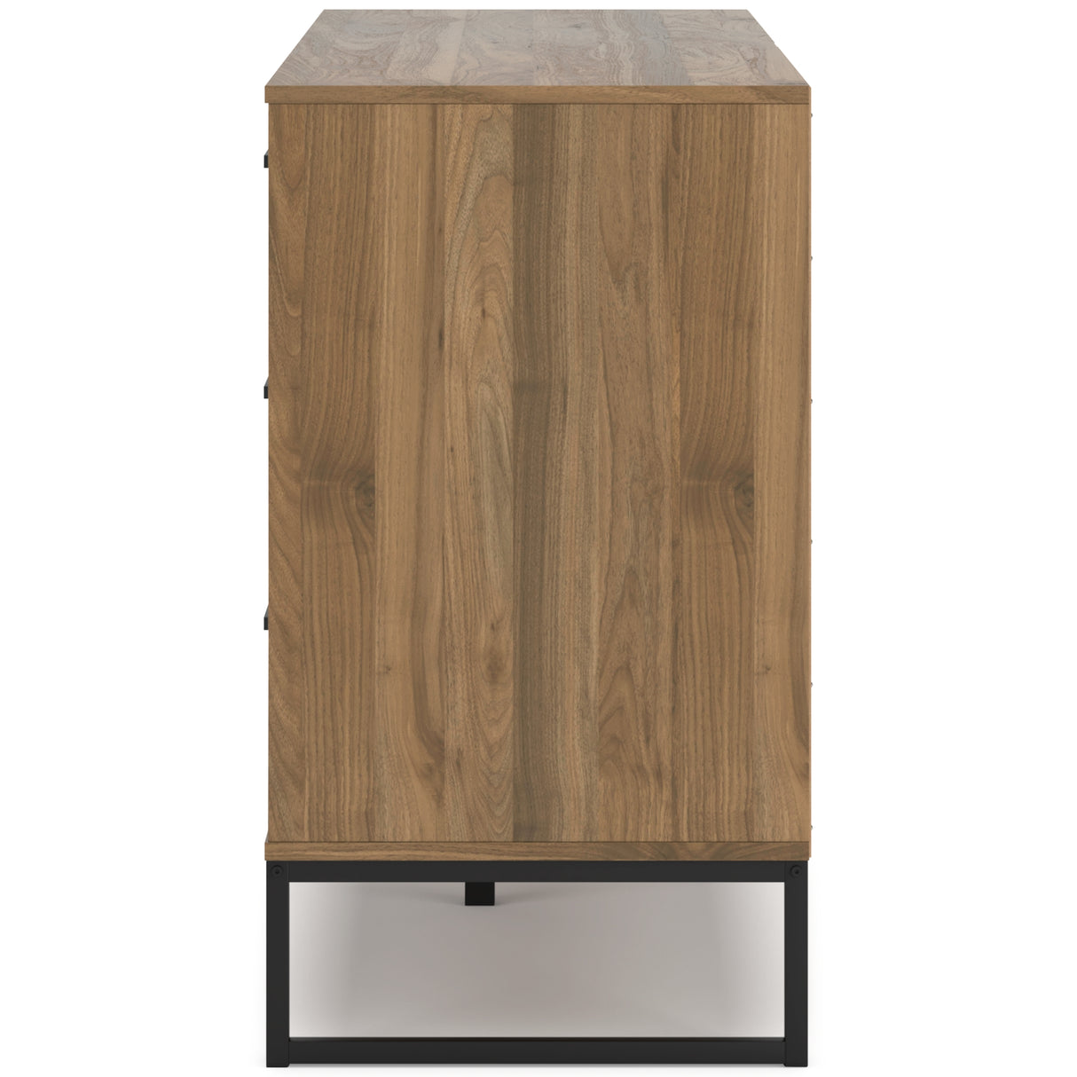 Deanlow Full Panel Headboard with Dresser and Nightstand in Honey from Ashley Furniture - Luna Furniture