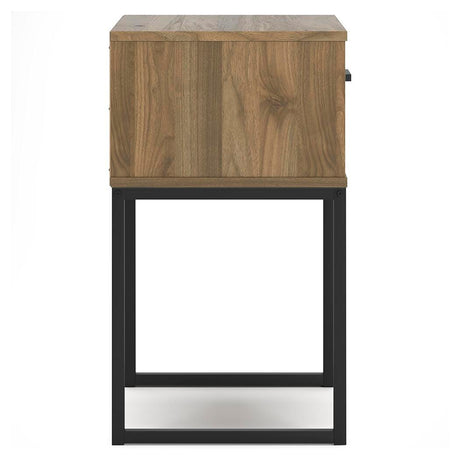 Deanlow Queen Panel Headboard with Dresser and Nightstand in Honey from Ashley - Luna Furniture