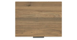 Deanlow Twin Panel Headboard with Nightstand in Honey from Ashley - Luna Furniture