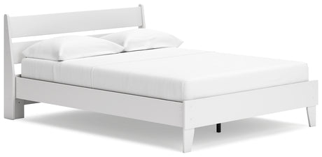 Socalle Two-tone Queen Platform Bed from Ashley - Luna Furniture